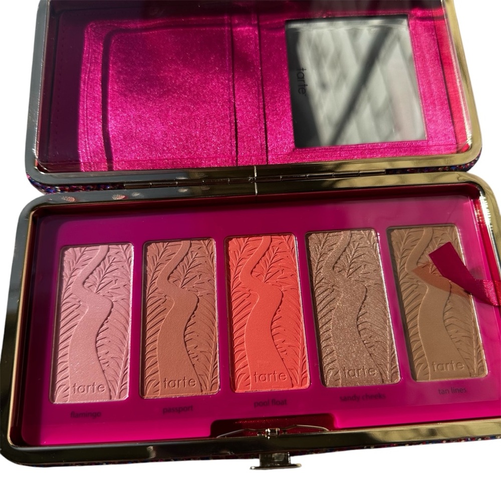 Tarte Life of the Party Clay Blush Palette and Clutch NWT